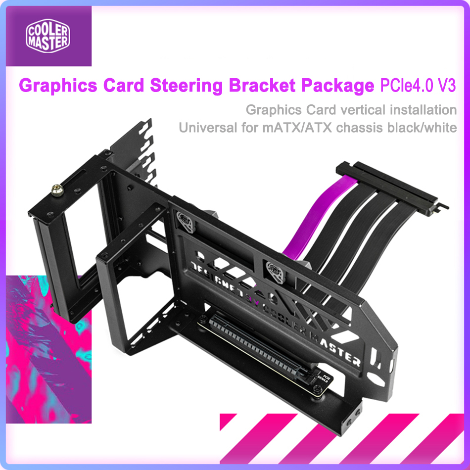 Gpu Vertical Mount - Cooler Master กราฟิกการ์ดพวงมาลัยวงเล็บ PCI-E 3.0/PCI-E 4.0