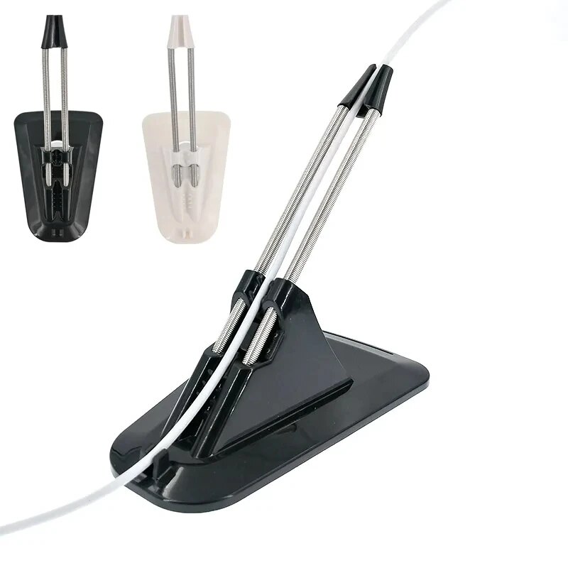 Mouse Bungee Holder - สายรัดเมาส์ที่ยึดสายเคเบิลเมาส์มีความยืดหยุ่นตัวหนีบสายเคเบิลสำหรับหนู pugb E-Sports