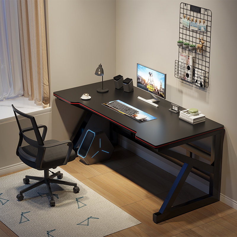 Pc Gaming Zimmer - โต๊ะคอมพิวเตอร์สำหรับเล่นเกมตกแต่งสวยงาม โต๊ะคอมพิวเตอร์หรูหราพร้อมที่จัดเก็บ โต๊ะคอมพิวเตอร์ทันสมัยสำหรับห้องนอน เฟอร์นิเจอร์ห้องเล่นเกมสไตล์วินเทจ