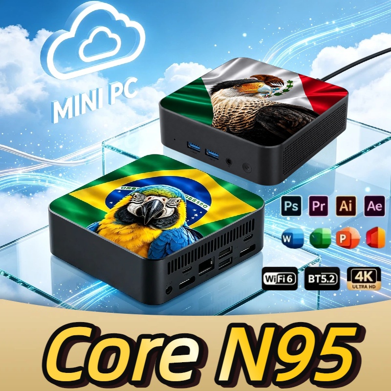 Pc Gaming Compact - ใหม่ 2026 เม็กซิโก บราซิล ธงชาติ ประสิทธิภาพสูง