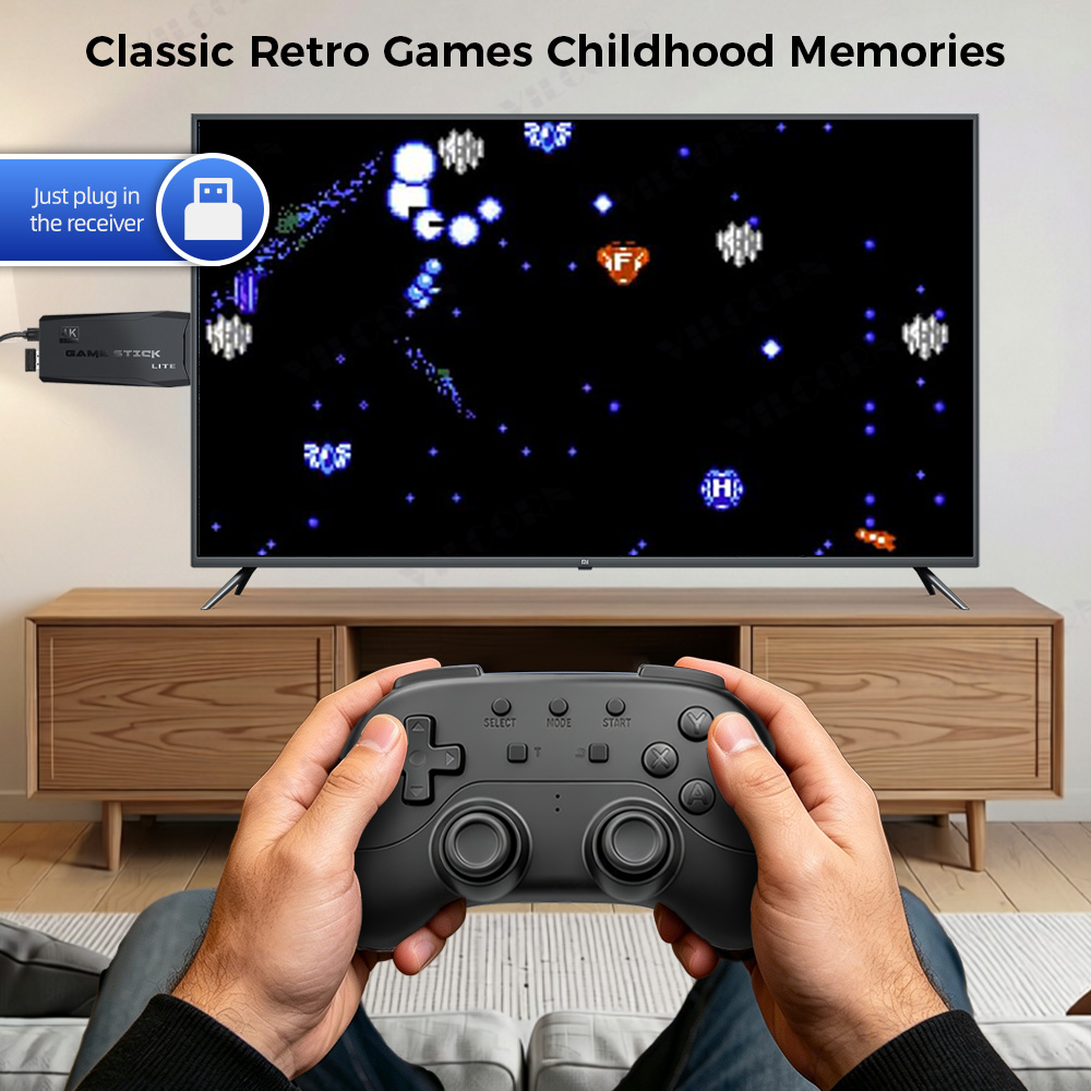 VILCORN คอนโทรลเลอร์ไร้สาย 2.4 - Android Gaming Emulator Pc บทวิจารณ์และราคา