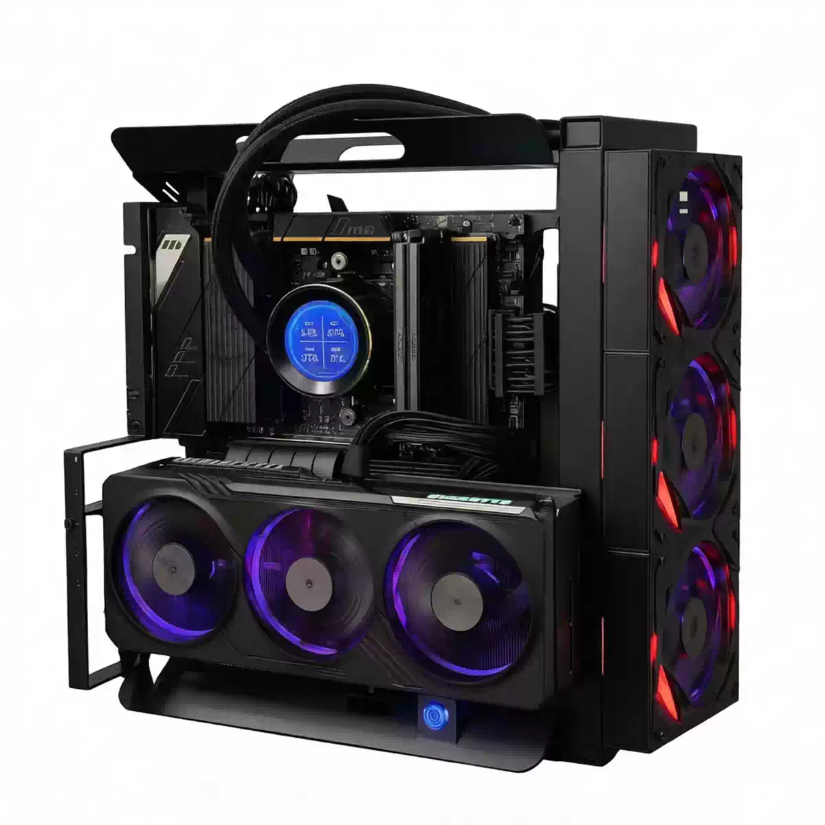 เคสคอมพิวเตอร์แบบเปิด, รองรับเ - Gpu Vertical Mount บทวิจารณ์และราคา