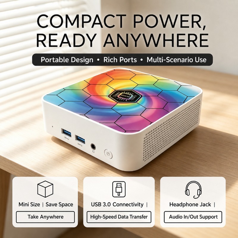 มินิพีซีอเนกประสงค์สีสันสดใส I - Pc Gaming Compact บทวิจารณ์และราคา
