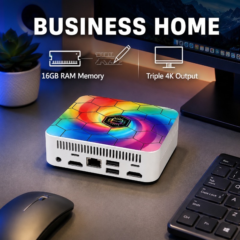 มินิพีซีอเนกประสงค์สีสันสดใส I - Pc Gaming Compact บทวิจารณ์และราคา