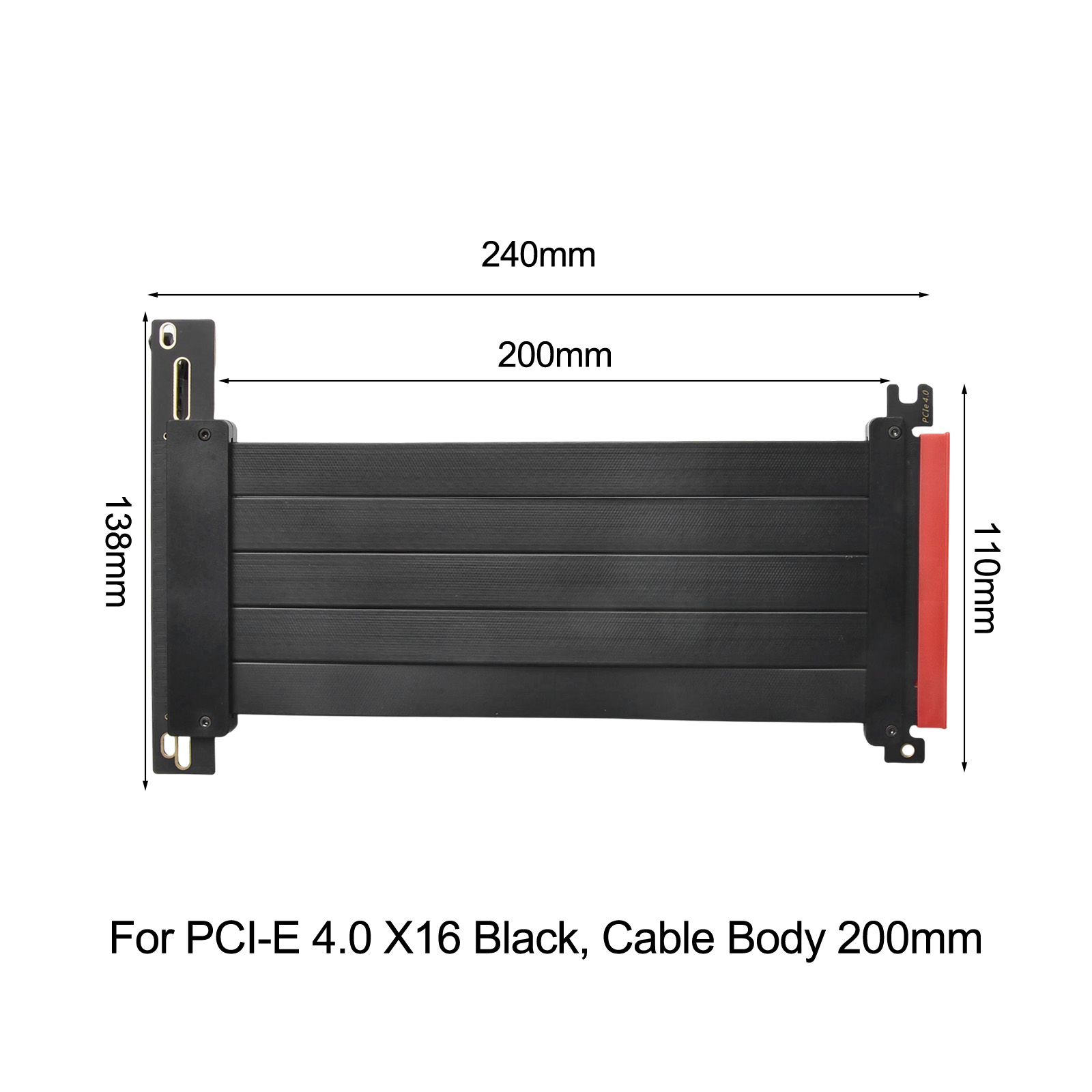 สายต่อ PCIe 4.0 X16 แบบมีชีลด์ - Gpu Vertical Mount บทวิจารณ์และราคา