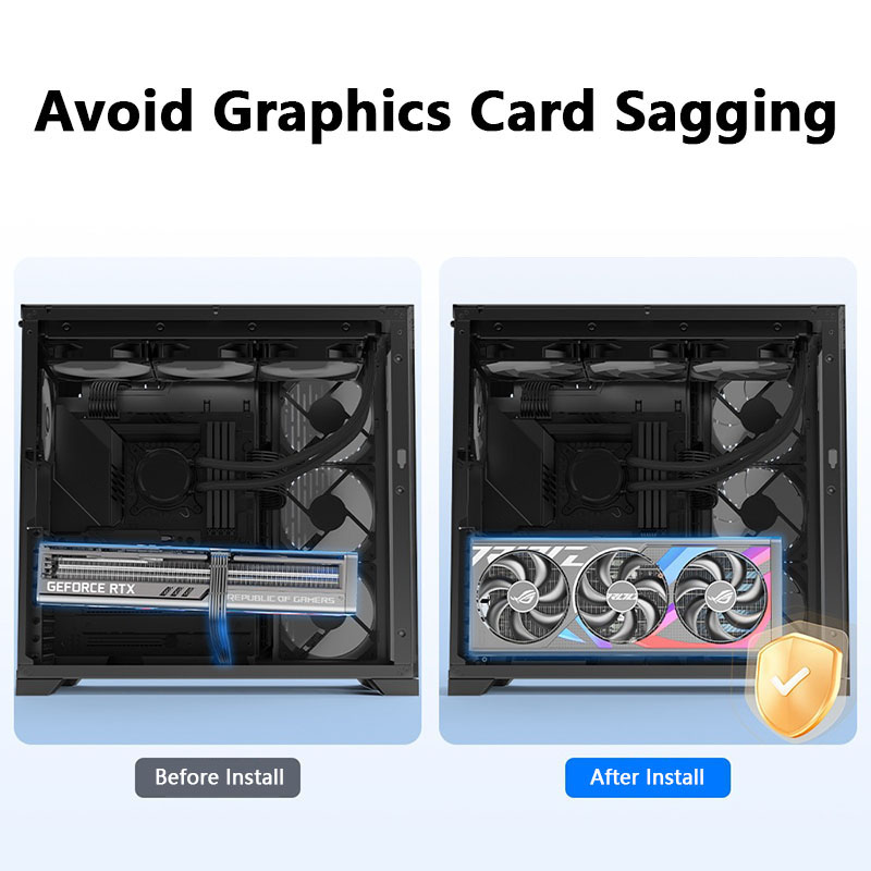 ที่ยึดการ์ดจอแนวตั้งแบบ 2/3 สล - Gpu Vertical Mount บทวิจารณ์และราคา