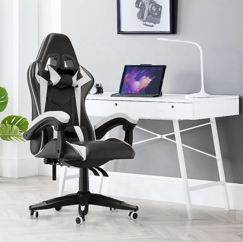 เก้าอี้เกมมิ่งปรับระดับได้ สีด - Pc Gaming Price บทวิจารณ์และราคา