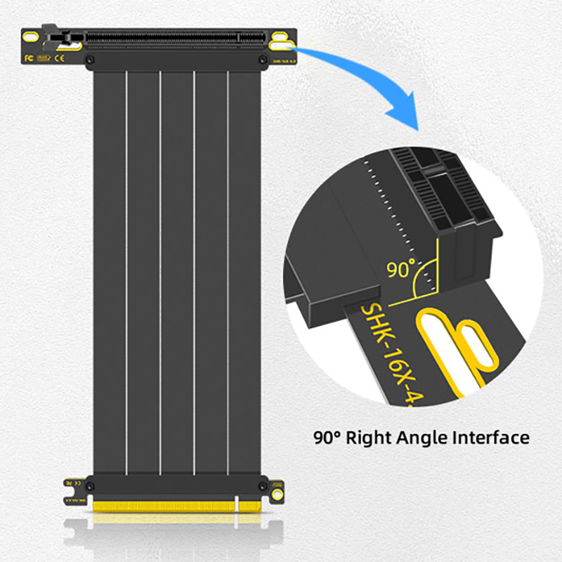 TEUCER PCI-E 4.0 X16 Riser Cab - Gpu Vertical Mount บทวิจารณ์และราคา