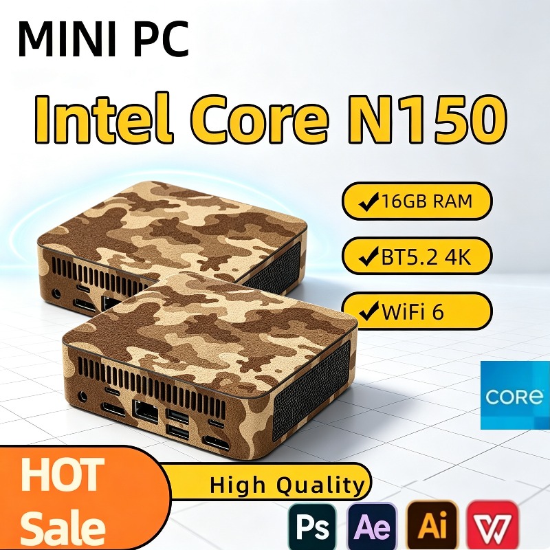 มินิพีซีขนาดกะทัดรัด Intel N15 - Pc Gaming Compact บทวิจารณ์และราคา