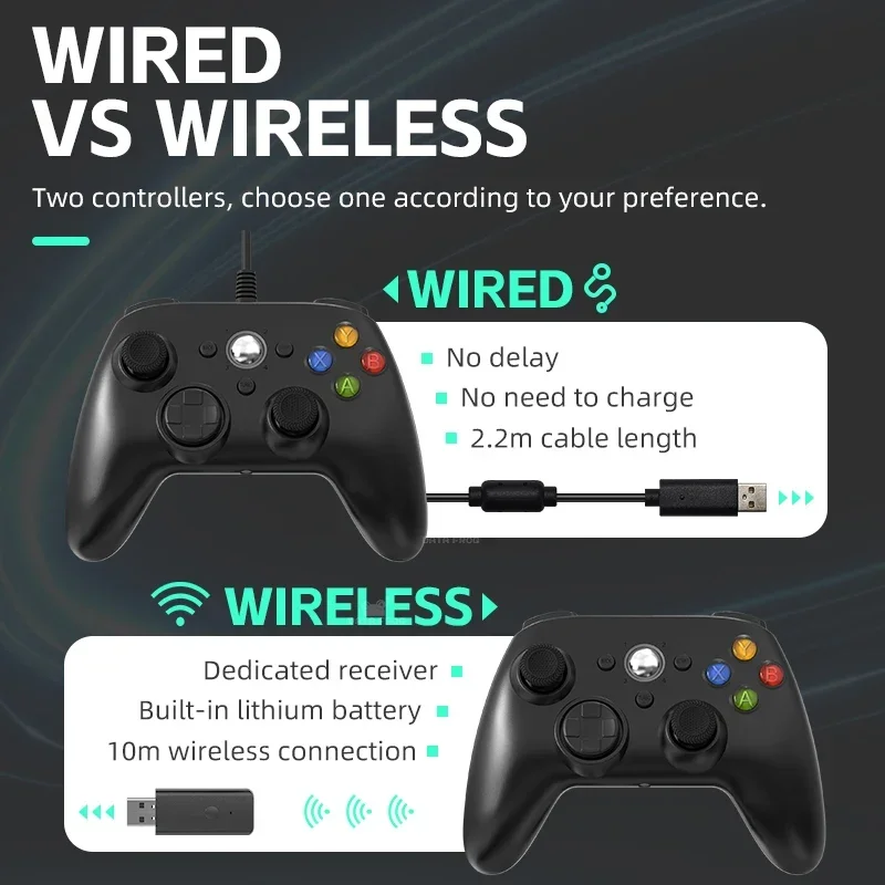 DATA FROG ตัวควบคุมเกมไร้สายตา - Pc Gaming Xbox Controller บทวิจารณ์และราคา