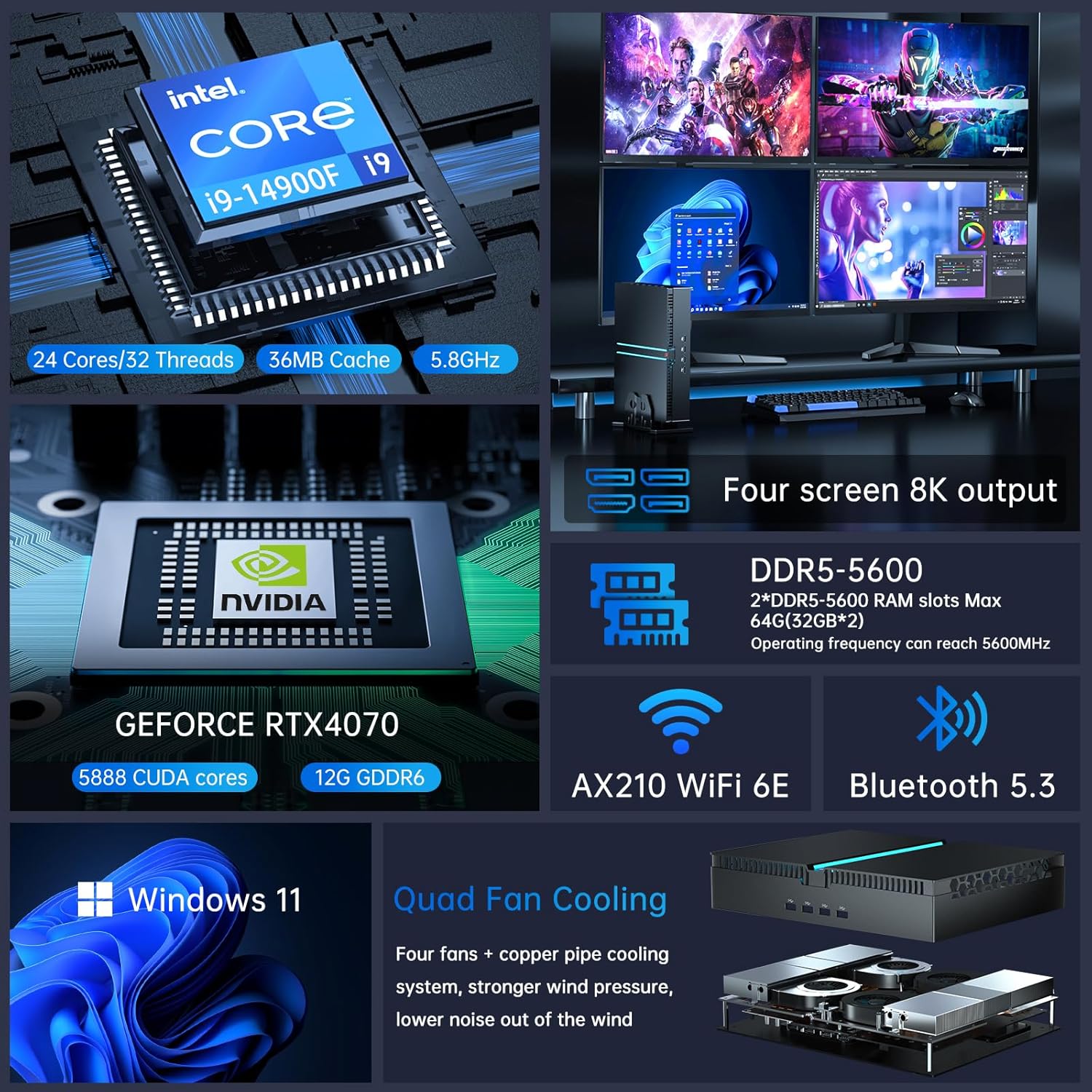 Partaker Gaming Mini PC รุ่นที - Pc Gaming I7 14Th Gen บทวิจารณ์และราคา
