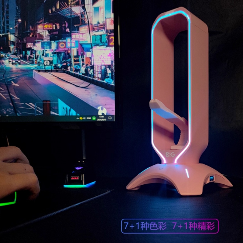 ขาตั้งหูฟัง RGB พร้อมที่ยึดสาย - Mouse Bungee Holder บทวิจารณ์และราคา