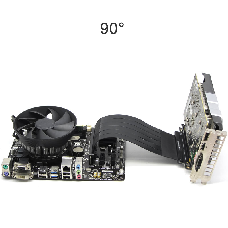 สายต่อ PCIe Riser สำหรับการ์ดจ - Gpu Vertical Mount บทวิจารณ์และราคา
