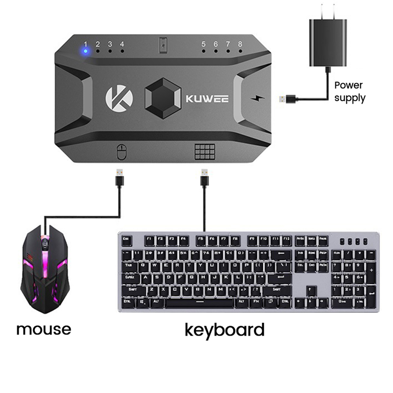 ตัวแปลง5.0และคีย์บอร์ดแบบมีสาย - Mouse Bungee Holder บทวิจารณ์และราคา