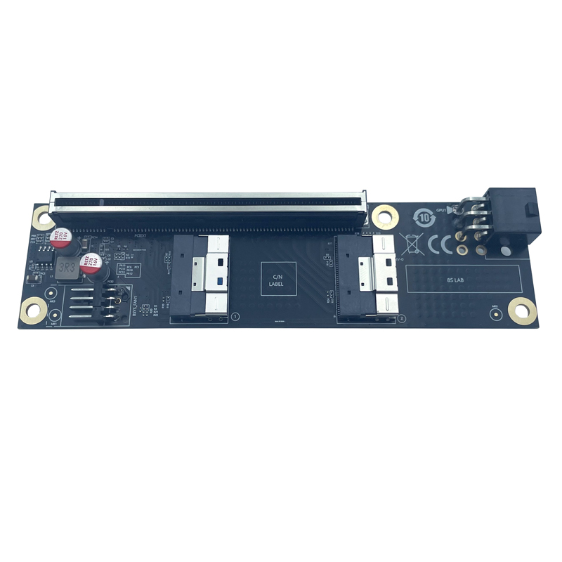 การ์ดอะแดปเตอร์ SlimSAS 8i x2  - Gpu Vertical Mount บทวิจารณ์และราคา